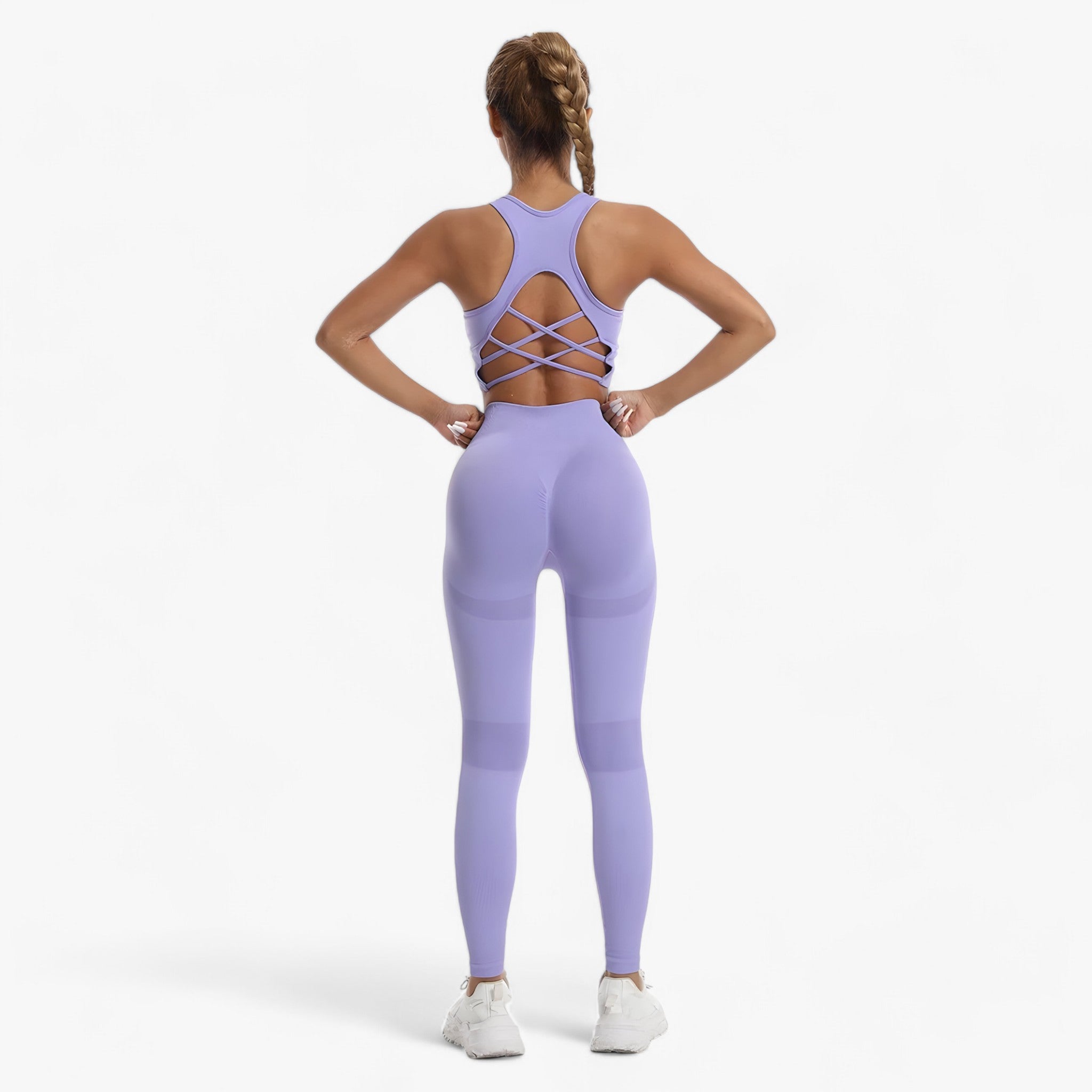 Two-Piece Sportswear Set : Set Sportkleding - Vertrouwen & Comfort Tijdens het Sporten - Zwart in van Pantino