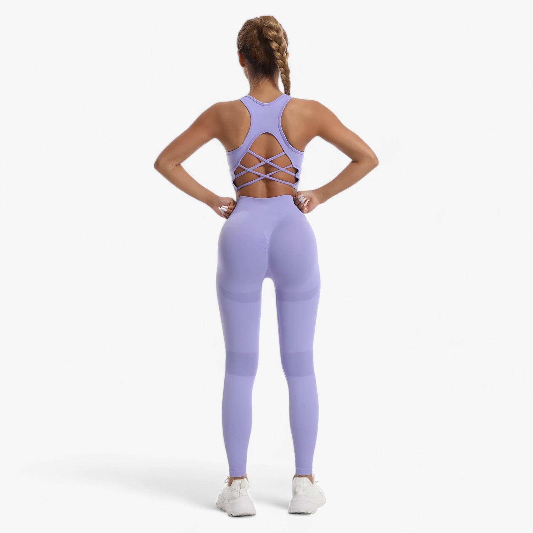 Two-Piece Sportswear Set : Set Sportkleding - Vertrouwen & Comfort Tijdens het Sporten - Zwart in van Pantino