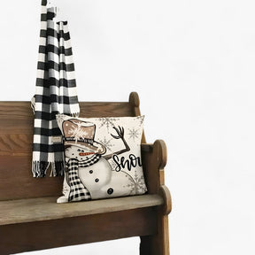 home & garden : Housse de Coussin en Lin de Noël - Décor Festif Et Confortable Pour La Maison in van Pantino