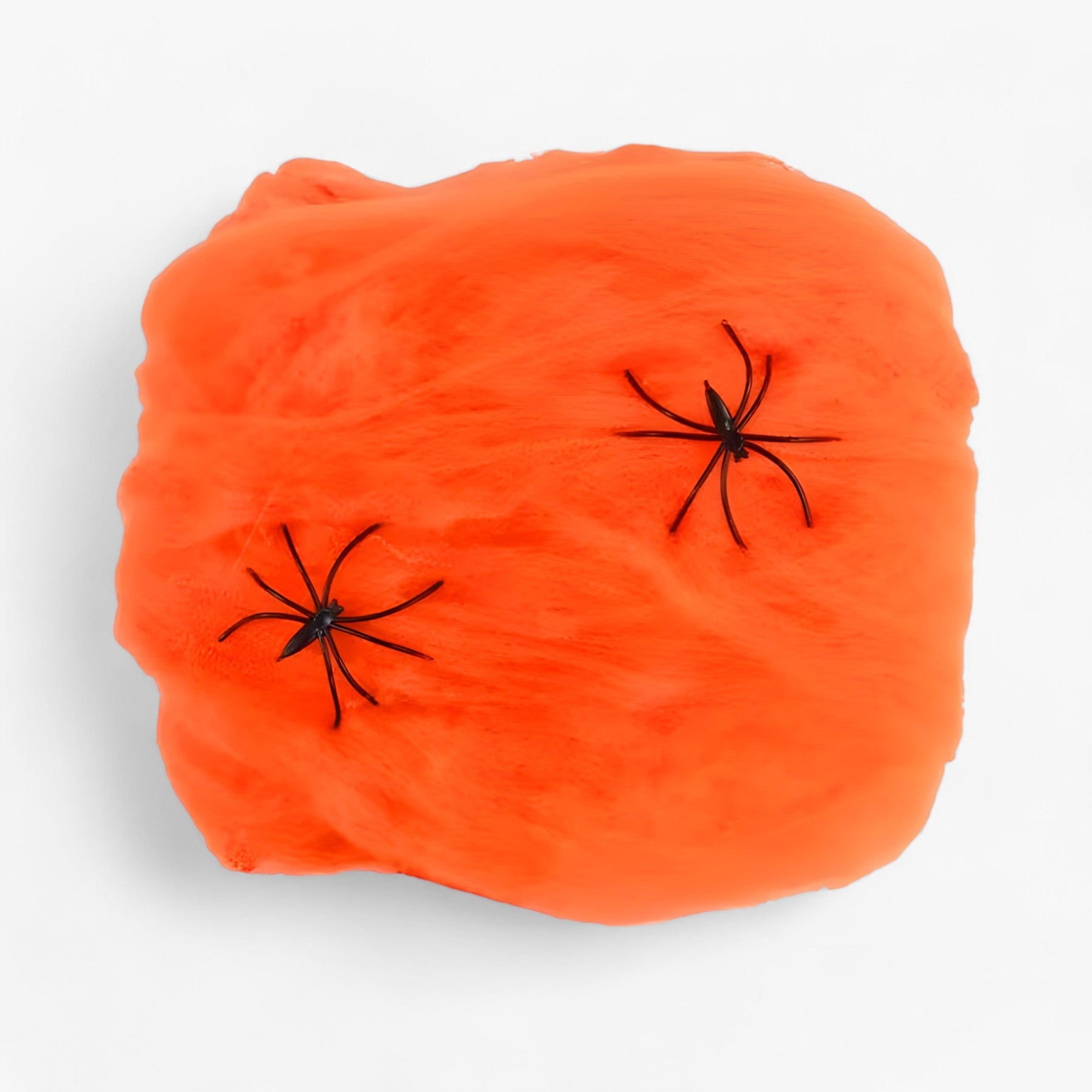 home & garden : Halloween Spinnenweb - Rekbaar Spinnenweb en Spinnen voor Griezelige Feestelijke Wisieten - Wit in Oranje van Pantino
