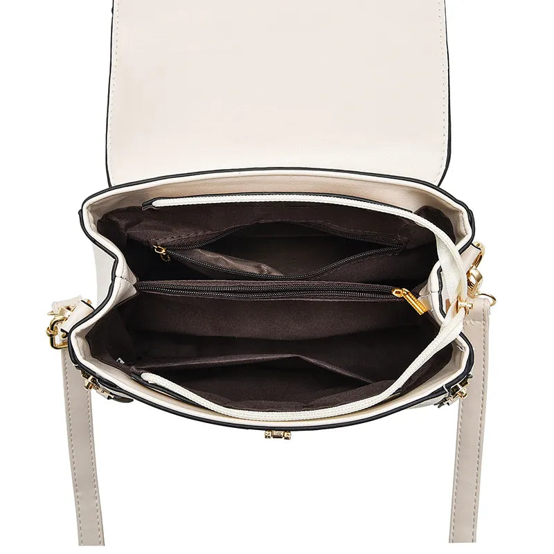 bags : Modieuze Handtas - Beige in van Pantino