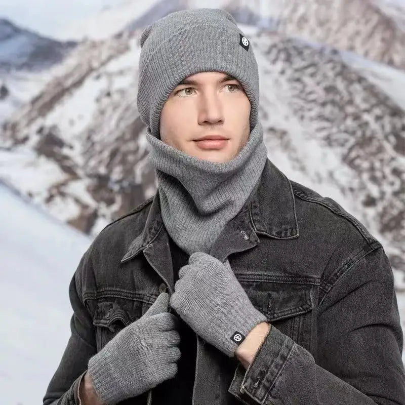 Winter Set : Men 3 in 1 Winter Set Elegant - Zwart in van Pantino