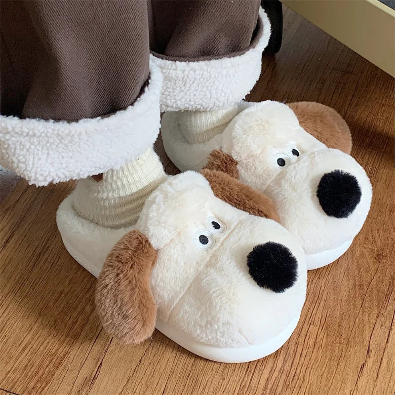 other : HappySlides - Fluffy Editie Fleece - Wit in van Pantino