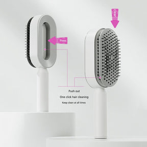 Hairbrush : SmartBrush - Wit - Accessoire in van Pantino