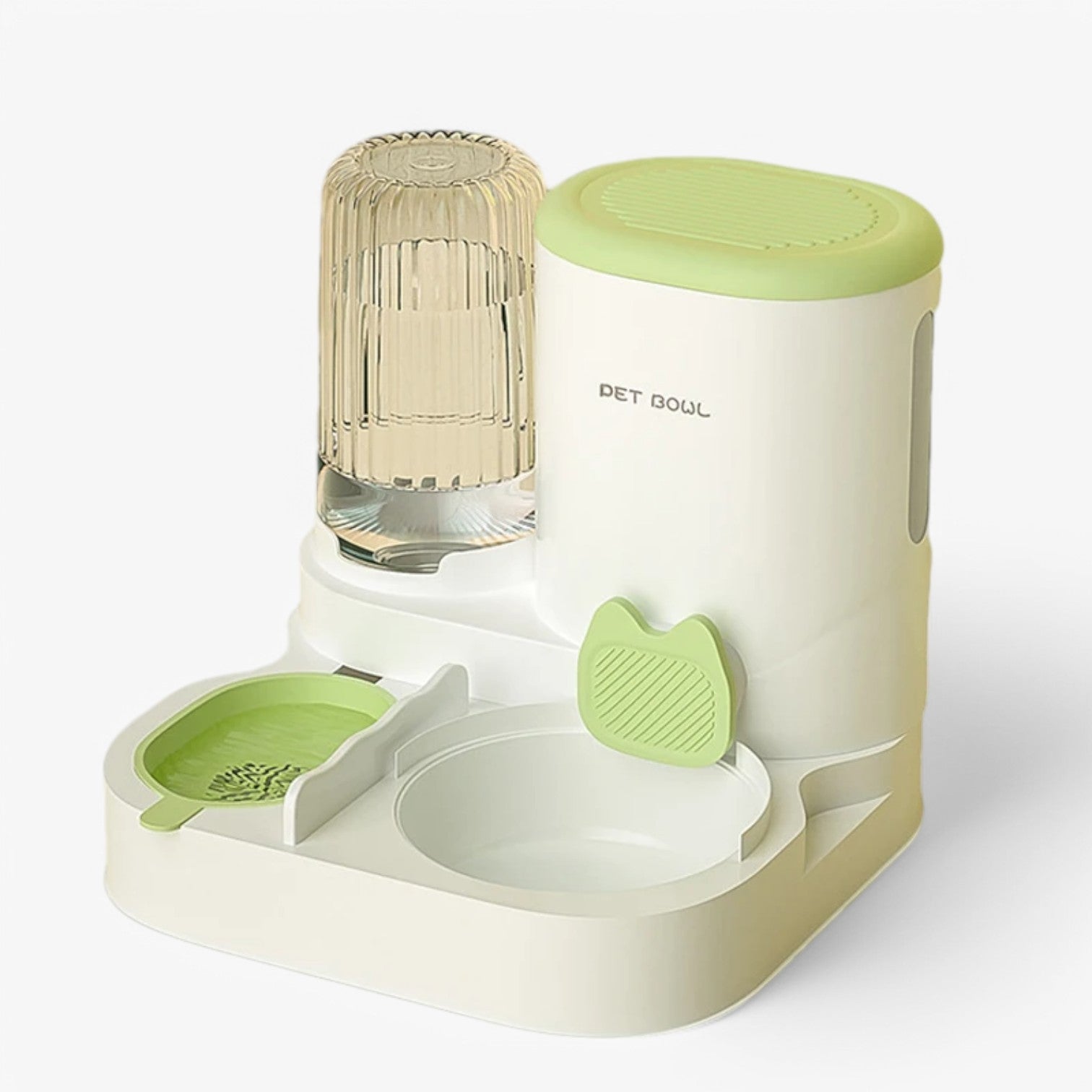 pets : Automaat voor Voedsel - Altijd Vers Water en Voedsel - Groen-standaard in Groen-standaard van Pantino