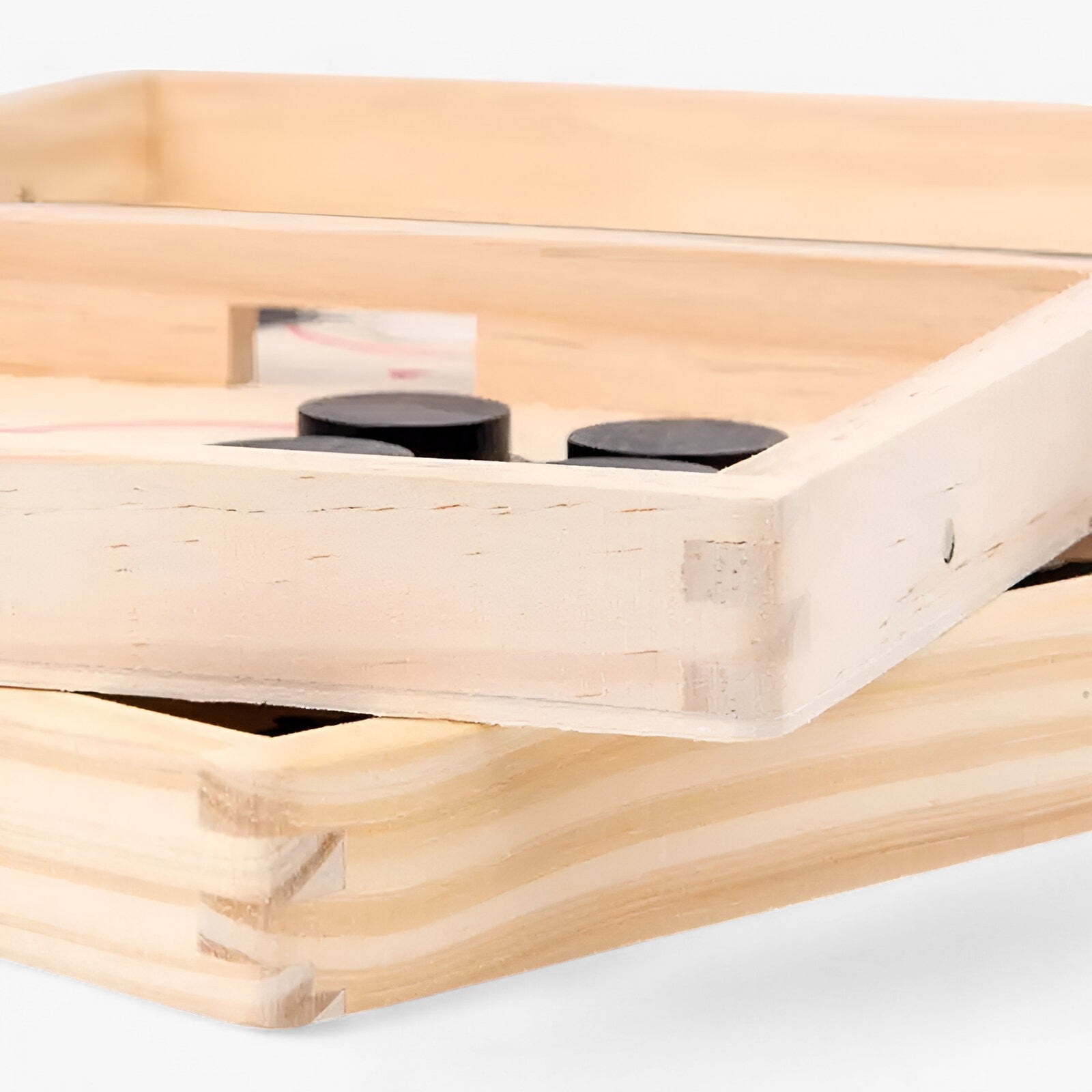 other : Snel Plezier - Interactief Tafelhockey & Sling Puck Bordspel - Beige in van Pantino
