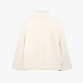 Jacket : Jas Dames Beige - Lange Damesjas met Ritssluiting - Elegante Warmte in van Pantino