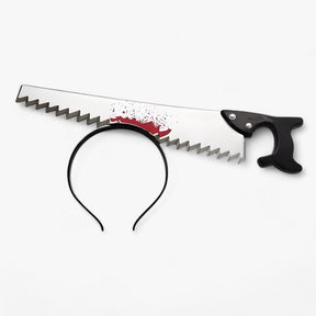 Headband : Spooky Hair Hoop - Gotische Halloween-Accessoires voor een Griezelig Feest in Zaag van Pantino