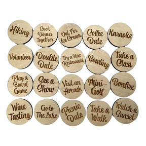 other : Datingspel Koppels - Romantische Puzzels Activiteiten - Hout in 20st Ronde Decoraties van Pantino