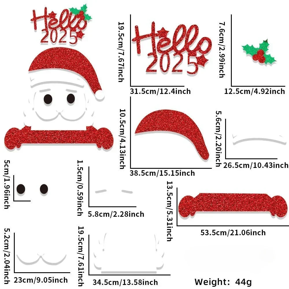 home & garden : Kerstviltstickers voor Deuren en Ramen - Feestelijke Decoratie voor Thuis in 2025 van Pantino