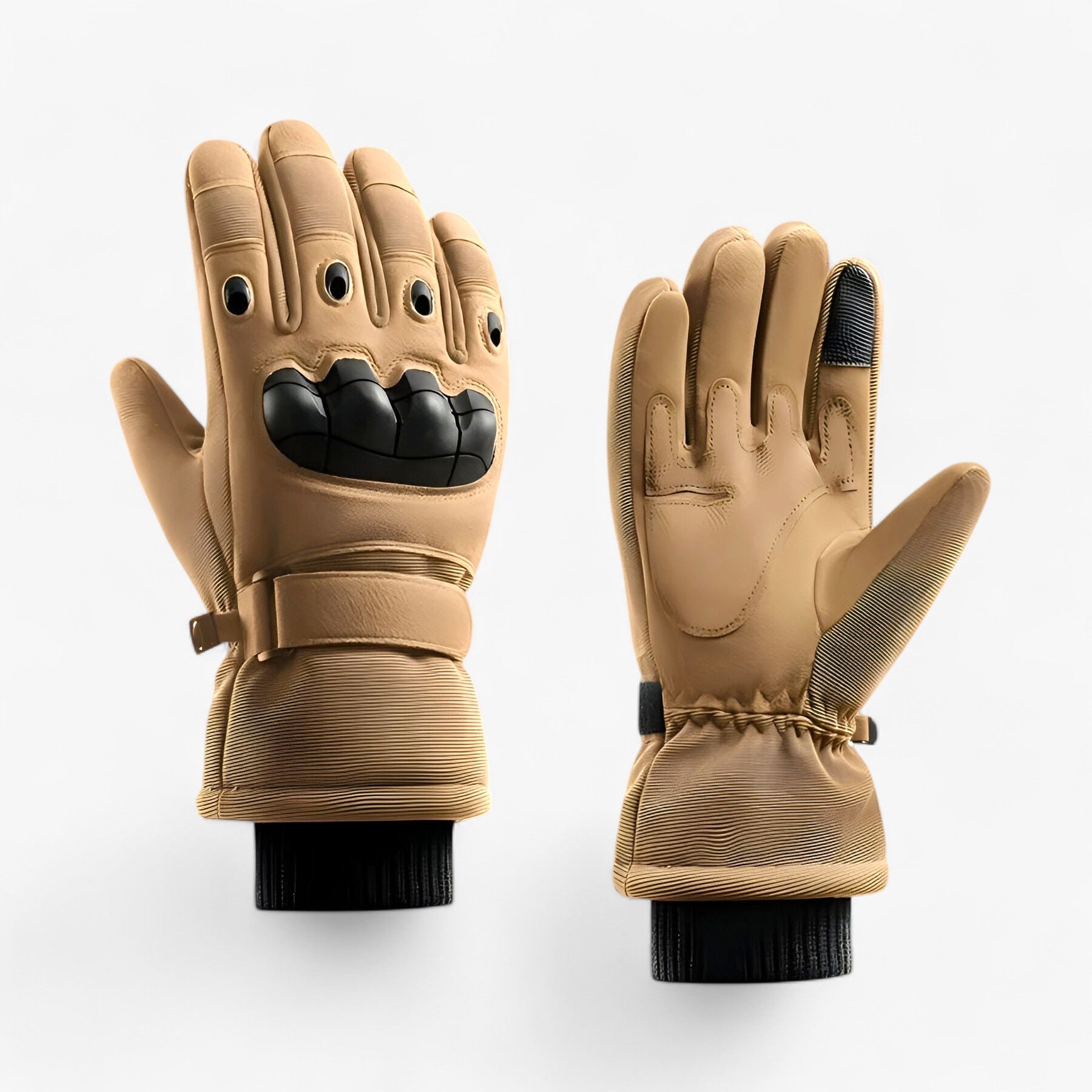 outdoor equipment : Winterproof Touchscreen Gloves Heren - Groen in KHAKI Één maat van Pantino