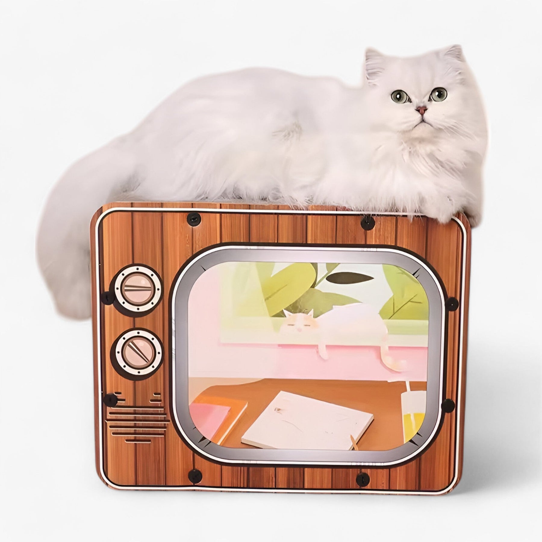 pets : Nova Creatieve Krabpaal voor Televisie - Bruin in van Pantino