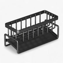 home & garden : CleanFlow - RVS Organizer voor Spons & Handdoek - Zwart in Zwart van Pantino