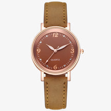 watches : Roestvrij Staal Kwarts Horloge - Paars in Bruin van Pantino