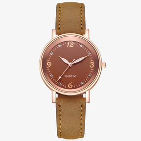 watches : Roestvrij Staal Kwarts Horloge - Paars in Bruin van Pantino