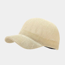 Sun Hat : Geweven Zonnehoed Dames - ChicShade Beige Strohoed met Brede Rand in Beige van Pantino