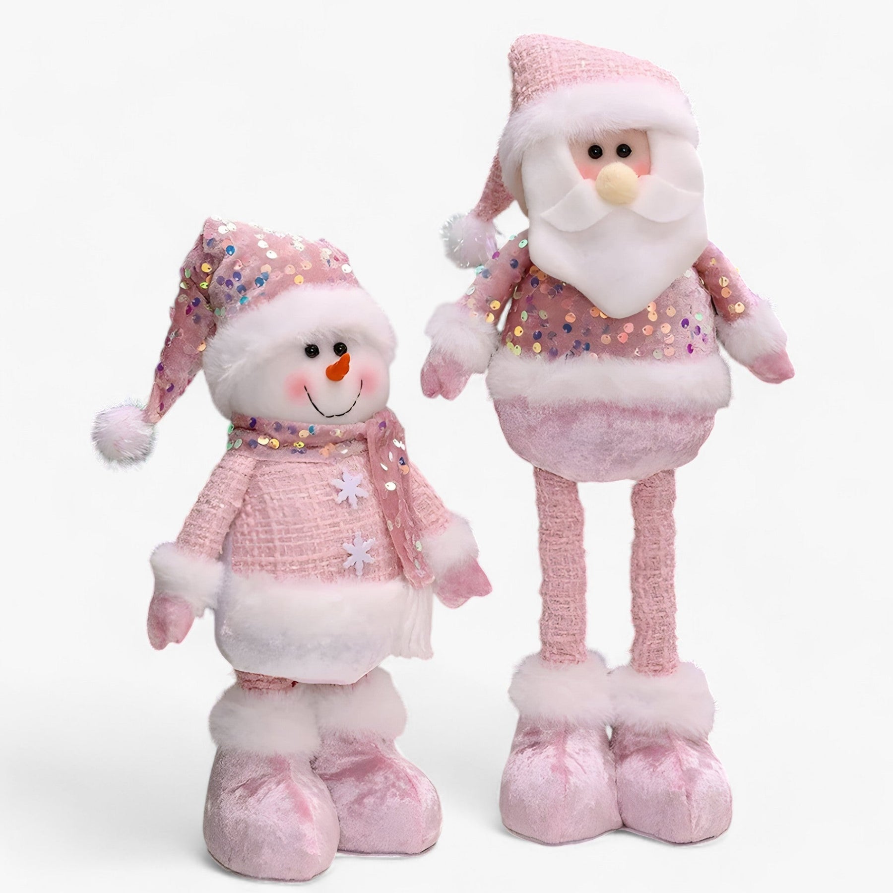 home & garden : Fantastische Winter - Kerstdecoraties Benodigdheden Sneeuwman Oude Roze - Voeg een Beetje Magie Toe aan Uw Interieur in van Pantino