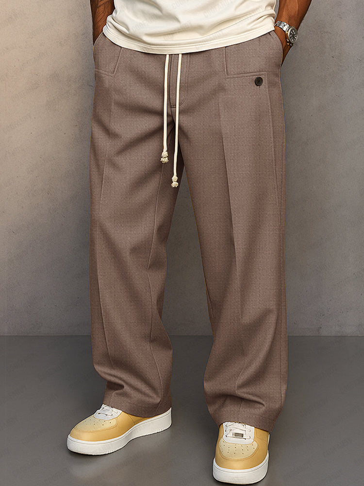 Men's Pants : Elvair Elegant Pants voor heren – Strakke, verfijnde stijl met dagelijks comfort in van Pantinoshop