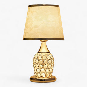 home & garden : EuroCrystal - Tafel Lamp van Kristal in Europese Stijl - Elegante en Romantische Decoratieve Verlichting voor Nachtkastje in A van Pantino