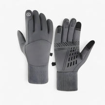 outdoor equipment : Winterhandschoenen met Touchscreen Waterdicht Winddicht Thermisch - Ideale Bescherming voor Buitenactiviteiten - Zwart in Grijs van Pantino