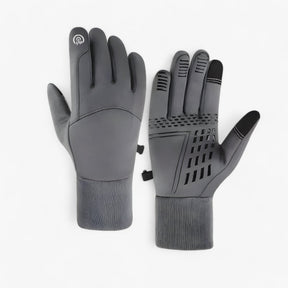 outdoor equipment : Winterhandschoenen met Touchscreen Waterdicht Winddicht Thermisch - Ideale Bescherming voor Buitenactiviteiten - Zwart in Grijs van Pantino