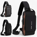 Bolso de Hombro Negro - USB Antirrobo