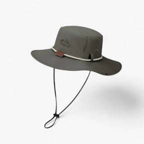 outdoor equipment : Waterdichte Bucket Hat Heren - UV-bescherming, Opvouwbaar - Koffie & Grijs in XMZ263 legergroen 55-60cm van Pantino