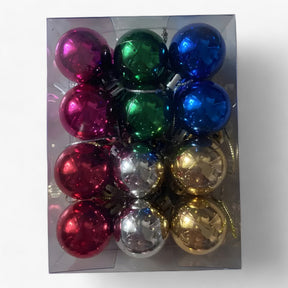 home & garden : Set van 24 Plastic Bollen - Gouden, Rode en Roze Decoraties in Gekleurd van Pantino