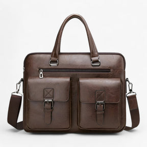 bags : Professionele Tas - Elegant en Ruim - Bruin in Koffiebruin 38 x 7 x 30 van Pantino