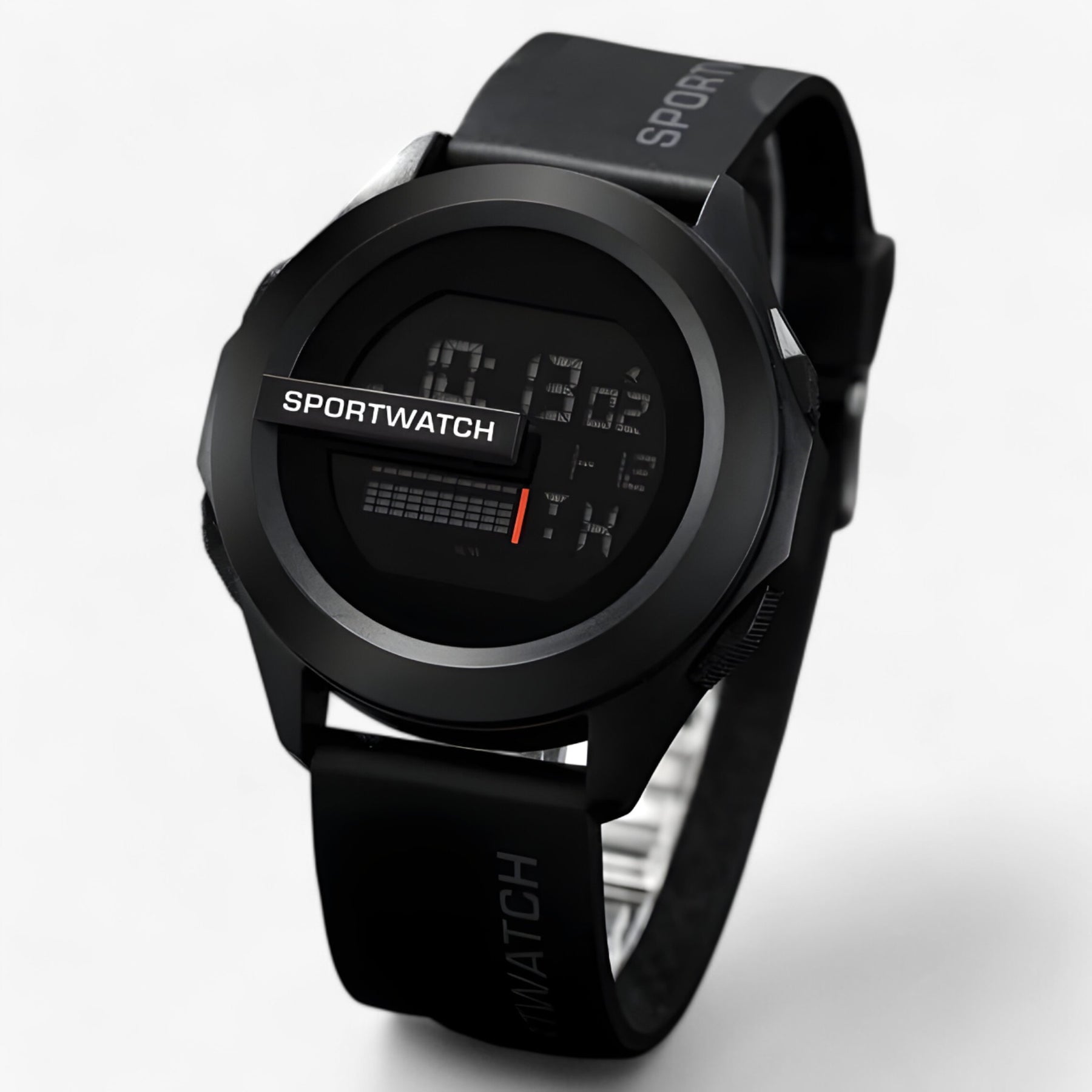 watches : Waterdichte Digitale Horloge A-Leemgroen - Robuust & Betrouwbaar voor Elk Avontuur in A-Zwart van Pantino