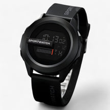 watches : Waterdichte Digitale Horloge A-Leemgroen - Robuust & Betrouwbaar voor Elk Avontuur in A-Zwart van Pantino