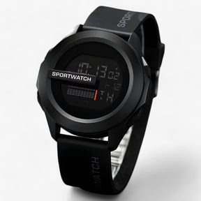 watches : Waterdichte Digitale Horloge A-Leemgroen - Robuust & Betrouwbaar voor Elk Avontuur in A-Zwart van Pantino