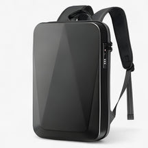 bags : Diefstalbestendig Rugzak met Harde Schaal voor Laptop - Zwart in Zwart van Pantino