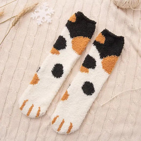 Socks : ComfyPaw - Laat Je Voeten Genieten van Ultiem Comfort - Gevlekt Zwart in van Pantino