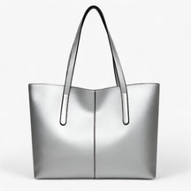 bags : Handtas voor Vrouwen Dames - Ruimte & Kwaliteit in PU Leer - Zwart in zilver van Pantino