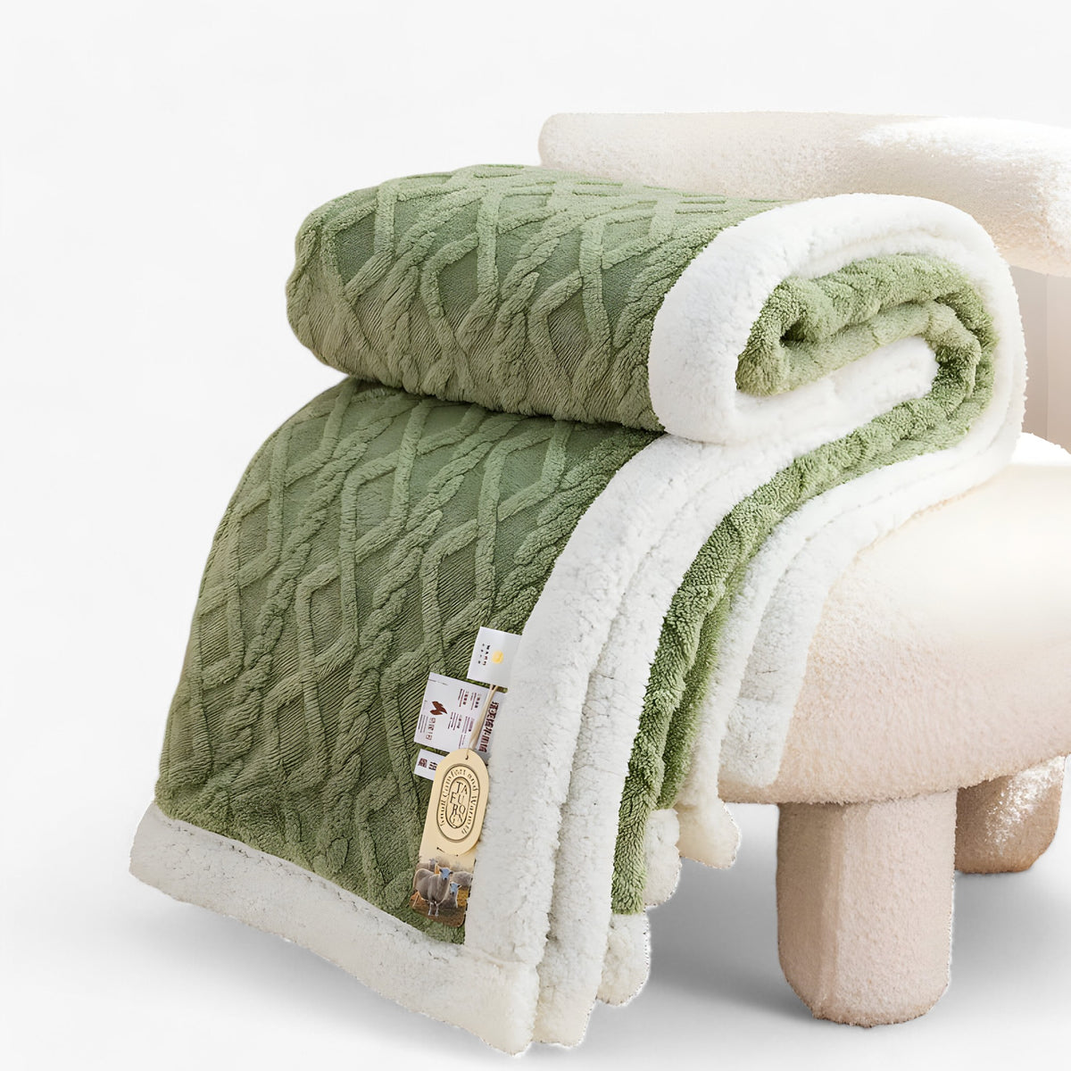 home & garden : Warme Sherpa Deken - Winterse Knusheid in 2 van Pantino