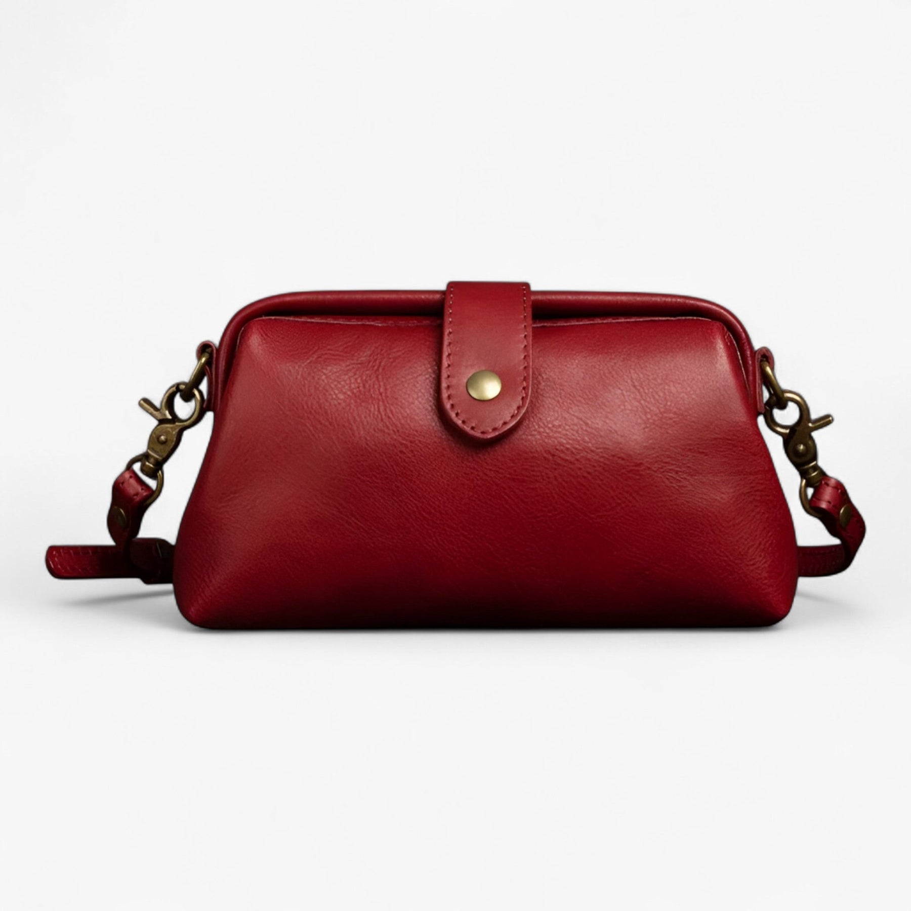bags : Elegante Schoudertas Dames - Compacter Design en Lichtgewicht - Rood in Rood van Pantino