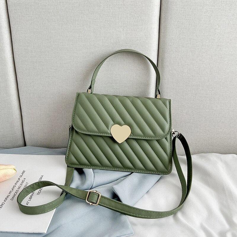Tassen : Love Handtas Dames Groen - Schoudertas Casual in Green van Pantino