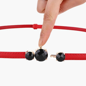 Women's Belt : Slanke riem van echt leer – Verstelbare elegantie voor dames in van Pantinoshop