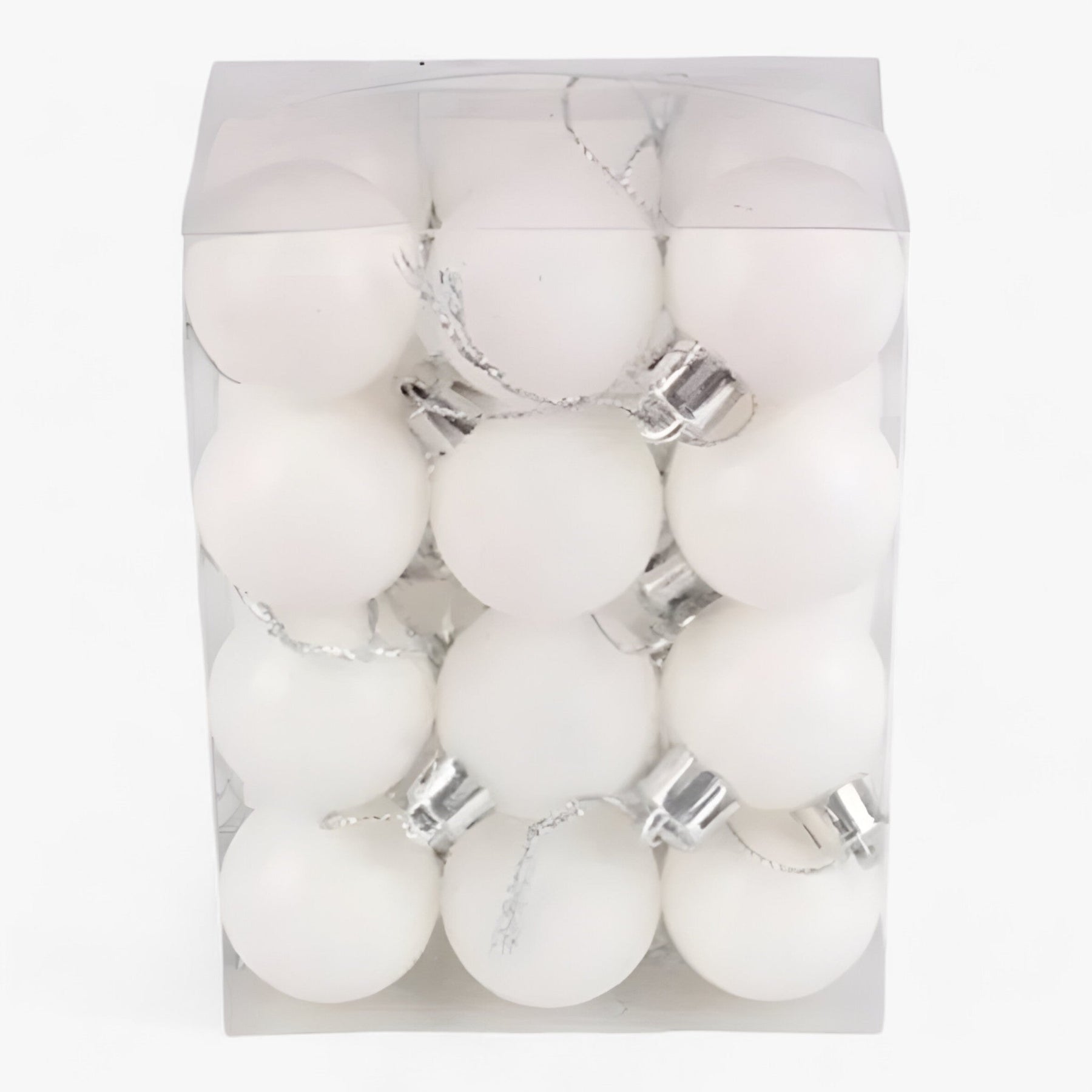home & garden : Set van 24 Plastic Bollen - Gouden, Rode en Roze Decoraties in Wit van Pantino