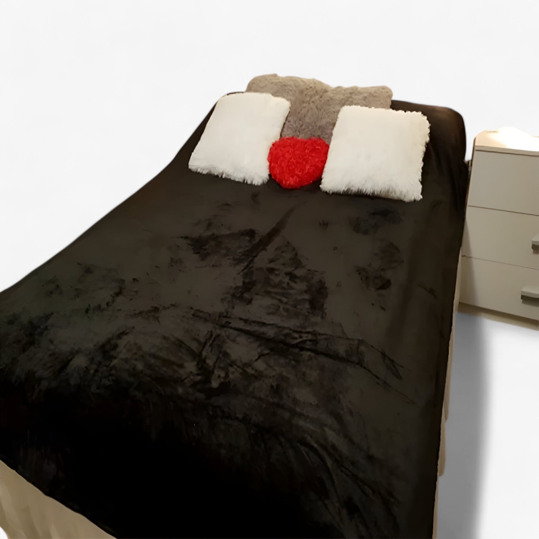 home & garden : Zachte Fleece Deken - Warmte en Stijl voor Winteravonden - LT Grijs in van Pantino