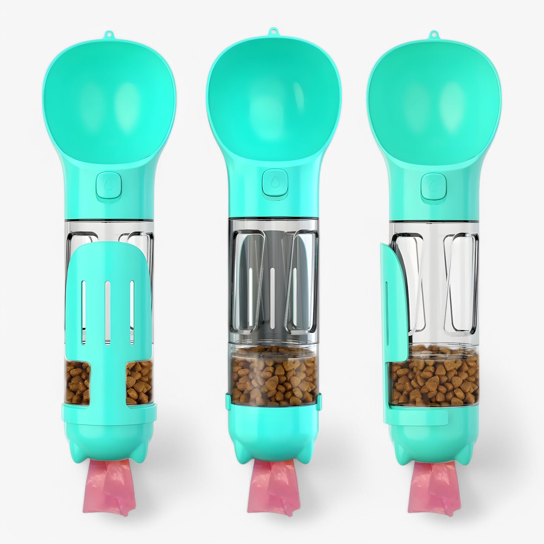 pets : 3 in 1 Honden Drinkfles - Blauw in van Pantino