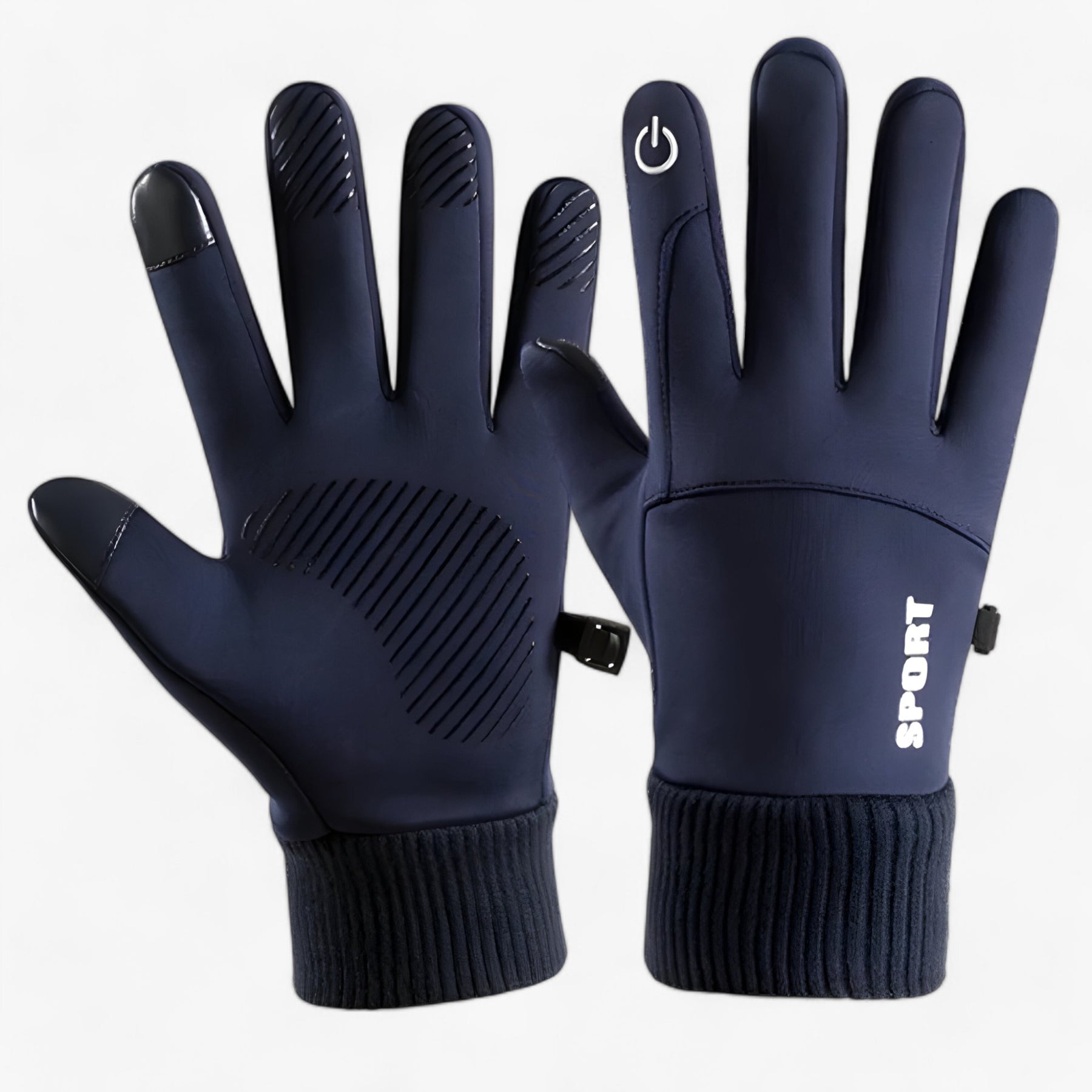 Gloves : Handschoenen Grijs - Winter Waterdichte - Warmte, Grip & Touchscreen in Blauw van Pantino