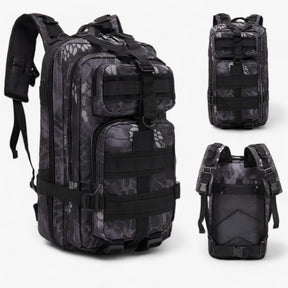 outdoor equipment : Waterdichte Outdoor Rugzak 40L Oranje - Duurzaam Nylon voor Trekking & Reizen in Zwart Grijs van Pantino