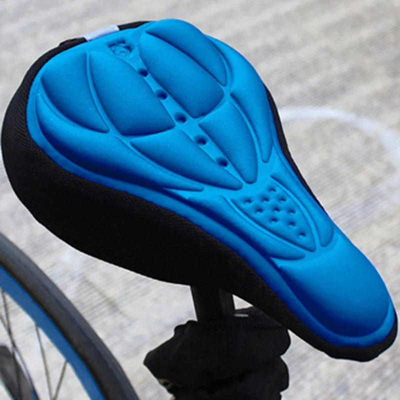 Bicycle Saddle Cover : Gel Zadelhoes ComfortRide - Universeel zwart voor fietsers: comfort & schokabsorptie op elke rit in Blauw van Pantino