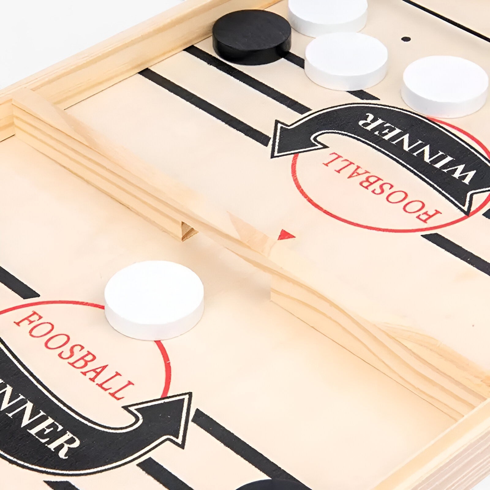 other : Snel Plezier - Interactief Tafelhockey & Sling Puck Bordspel - Beige in van Pantino