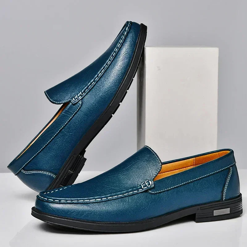 Loafers : Loafers Heren Blauw - Luxor - Stijlvolle in van Pantino