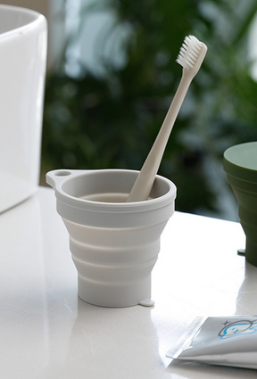 outdoor equipment : Opvouwbare Cup - Perfect voor op Reis - Groen in van Pantino