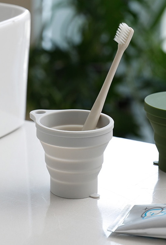 outdoor equipment : Opvouwbare Cup - Perfect voor op Reis - Groen in van Pantino