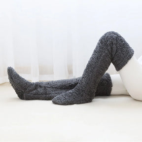 Socks : ComfySocks - Blijf Knus en Warm Deze Winter - Blauw in Zwart One Size van Pantino